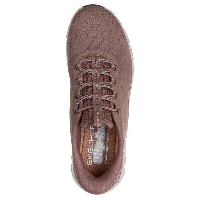 Skechers 104750 Glide - Step Elevate Brown Slip-ins