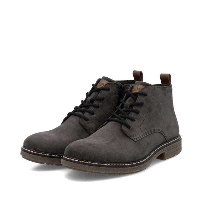 Rieker 33106-45 Charcoal Grey Mens Ankle Boot