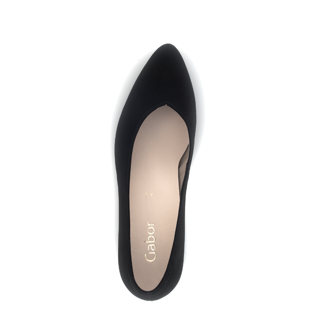 Gabor 71.431.17 Dixie Black Suede Heel