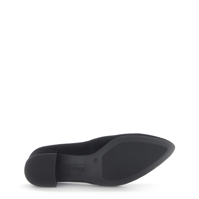 Gabor 71.431.17 Dixie Black Suede Heel