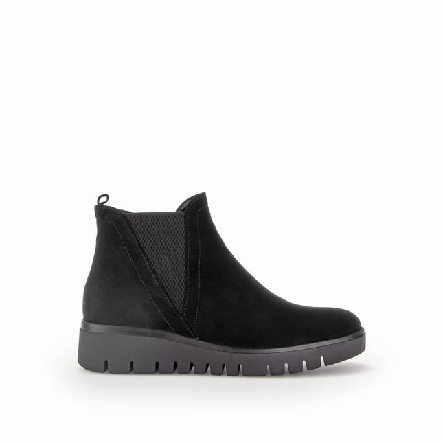 Gabor 72.061.47 Dublin Black Suede Ankle Boot