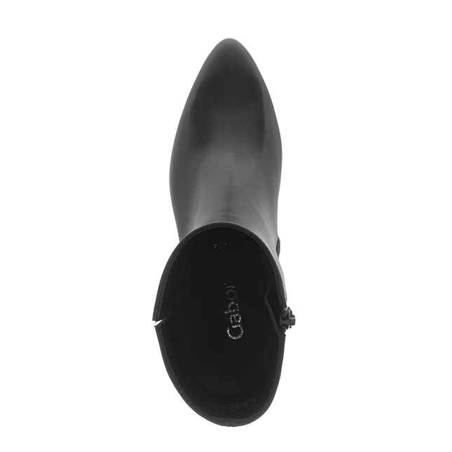 Gabor 75.701.27 Dial Black Leather Ankle Boot