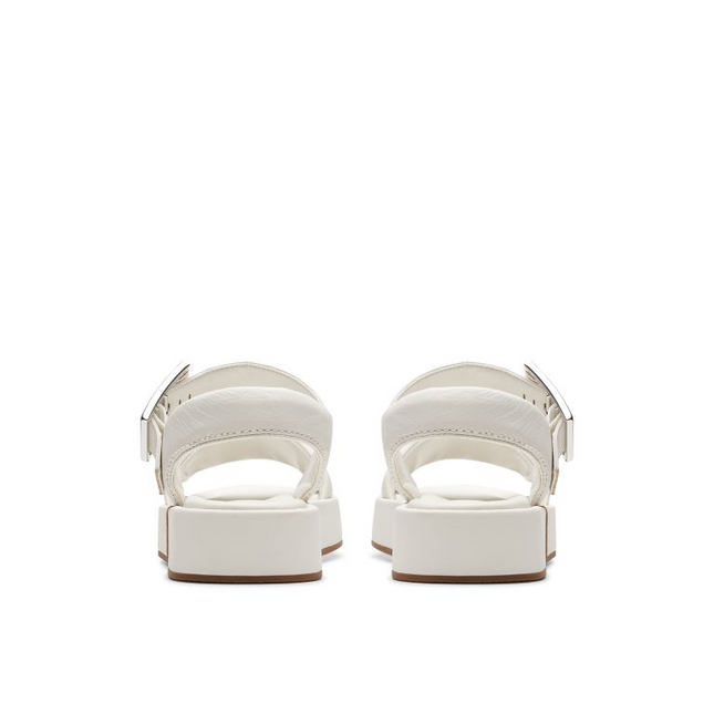 Clarks Alda Strap Off White Leather