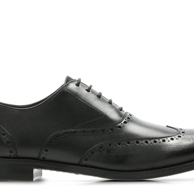 Clarks Edward Walk Black Leather
