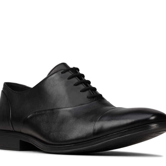 Clarks Gilman Cap Black
