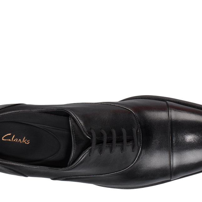 Clarks Gilman Cap Black