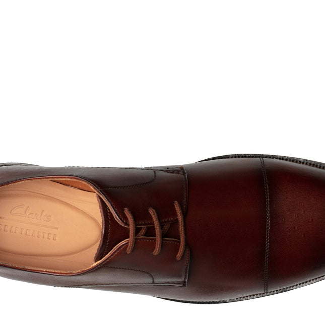 Clarks Oliver Cap British Tan Leather