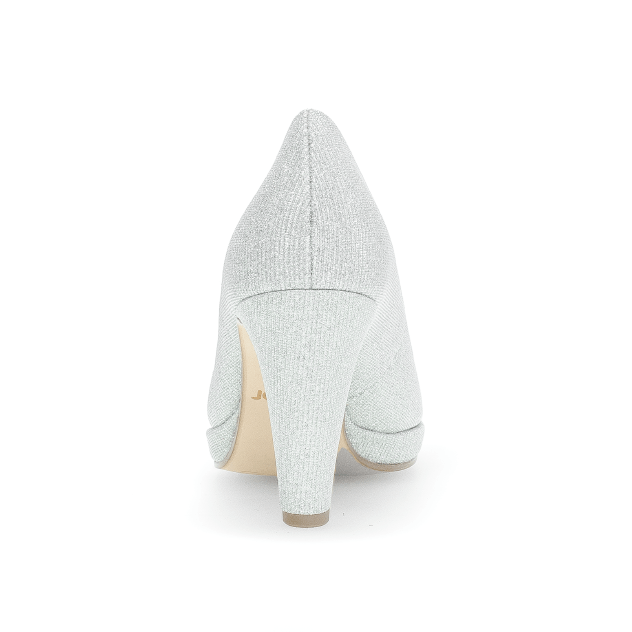 Gabor 01.270.60 Splendid Silver Glitter Platform Heel