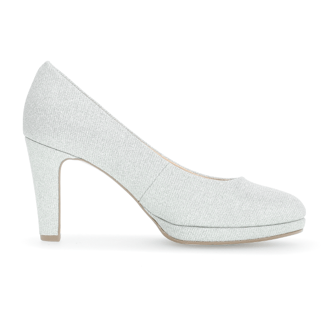 Gabor 01.270.60 Splendid Silver Glitter Platform Heel