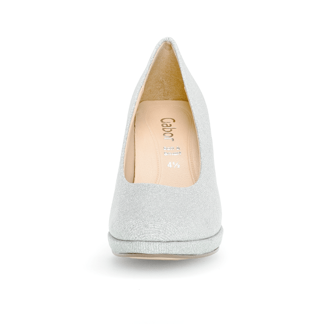 Gabor 01.270.60 Splendid Silver Glitter Platform Heel