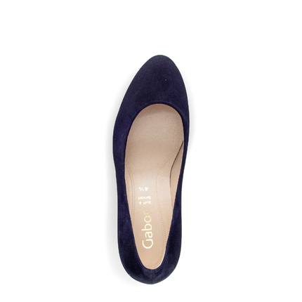 Gabor 01.410.16 Edina Navy Suede Heel
