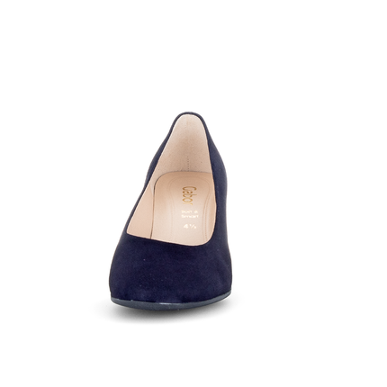Gabor 01.410.16 Edina Navy Suede Heel