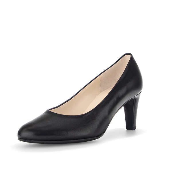 Gabor 01.410.27 Edina Black Leather Heel