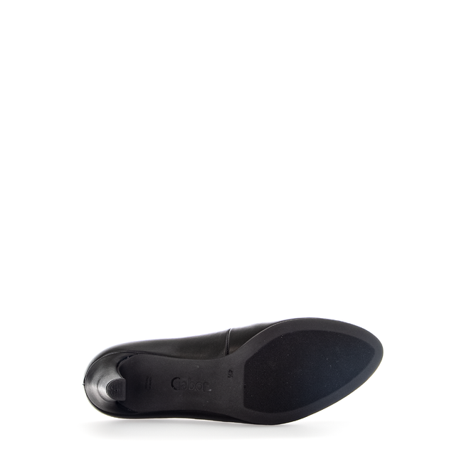 Gabor 01.410.27 Edina Black Leather Heel