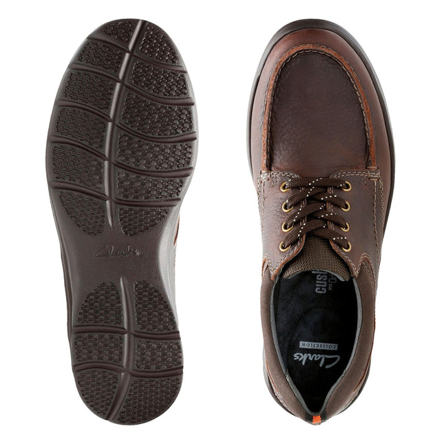 Clarks Cotrell Edge Brown Oily - Wide Width