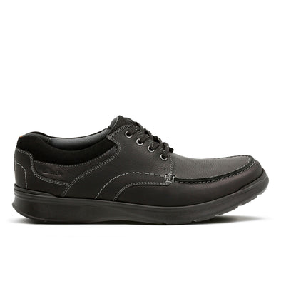 Clarks Cotrell Edge Black Oily Leather - Standard Width