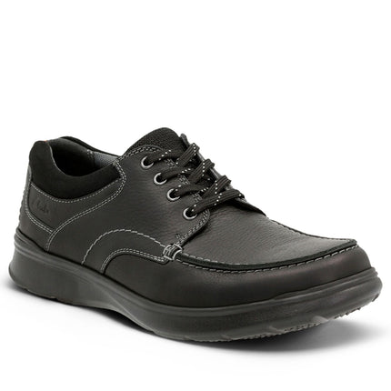 Clarks Cotrell Edge Black Oily Leather - Standard Width