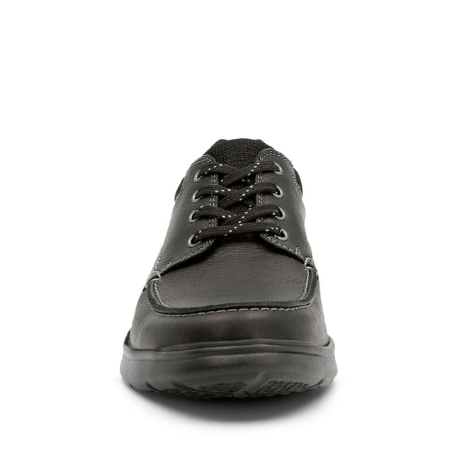 Clarks Cotrell Edge Black Oily Leather - Standard Width