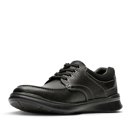 Clarks Cotrell Edge Black Oily Leather - Standard Width