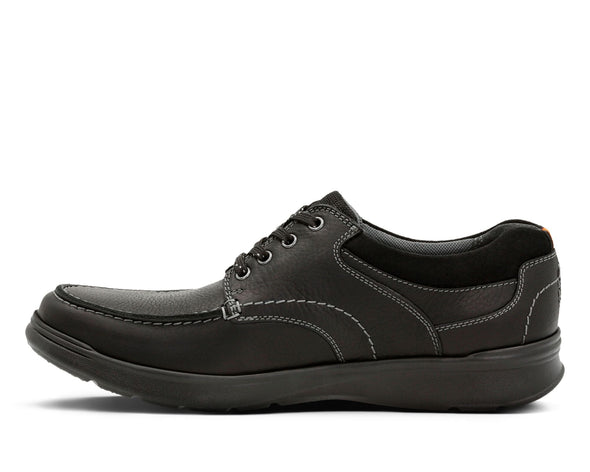 Clarks Cotrell Edge Black Oily Leather - Standard Width