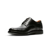 Clarks Un Aldric Park Black Leather - Wide Width