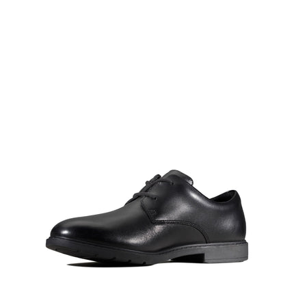 Clarks Scala Loop Youth  Black Leather - Wide Width