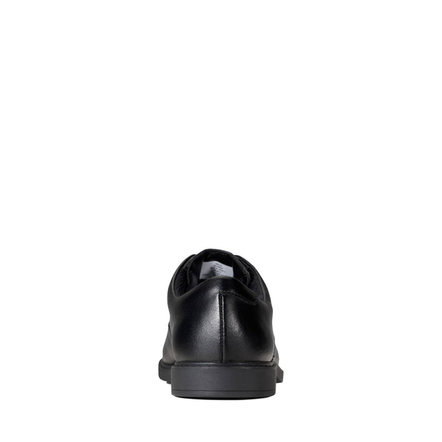 Clarks Scala Loop Youth  Black Leather - Wide Width