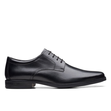 Clarks Howard Walk Black Leather - Wide Width