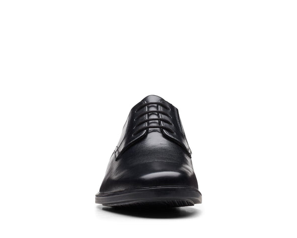 Clarks Howard Walk Black Leather - Wide Width