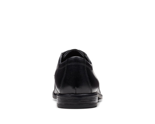 Clarks Howard Walk Black Leather - Wide Width