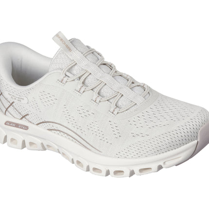 Skechers 104750 — SKECHERS SLIP-INS: GLIDE-STEP ELEVATE - AMAZE Slip-In Mesh Bungee W/3d Design Heel OFWT White