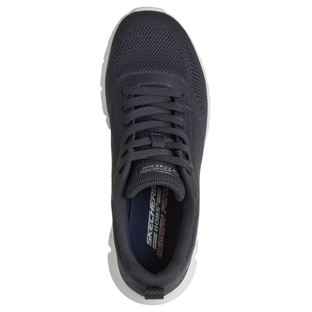 Skechers 117700 — BOBS B LITE Engineered Knit Lace Up DKNV Blue