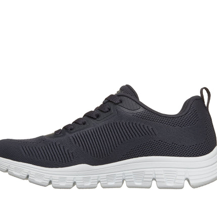 Skechers 117700 — BOBS B LITE Engineered Knit Lace Up DKNV Blue