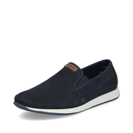 Rieker 11955-14 Blue Mens Loafers