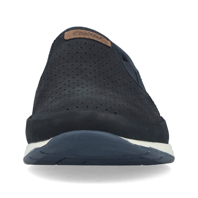 Rieker 11955-14 Blue Mens Loafers
