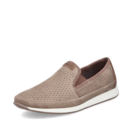 Rieker 11955-64 Beige Mens Loafers