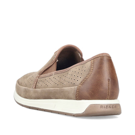 Rieker 11955-64 Beige Mens Loafers