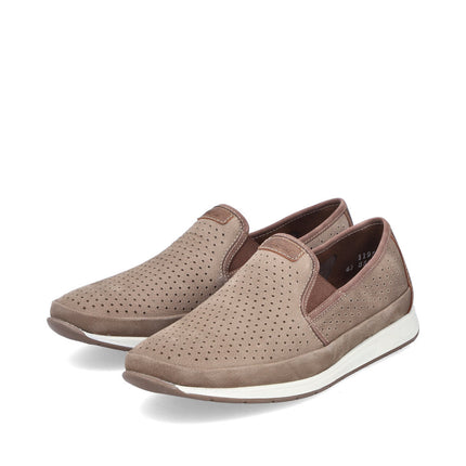 Rieker 11955-64 Beige Mens Loafers