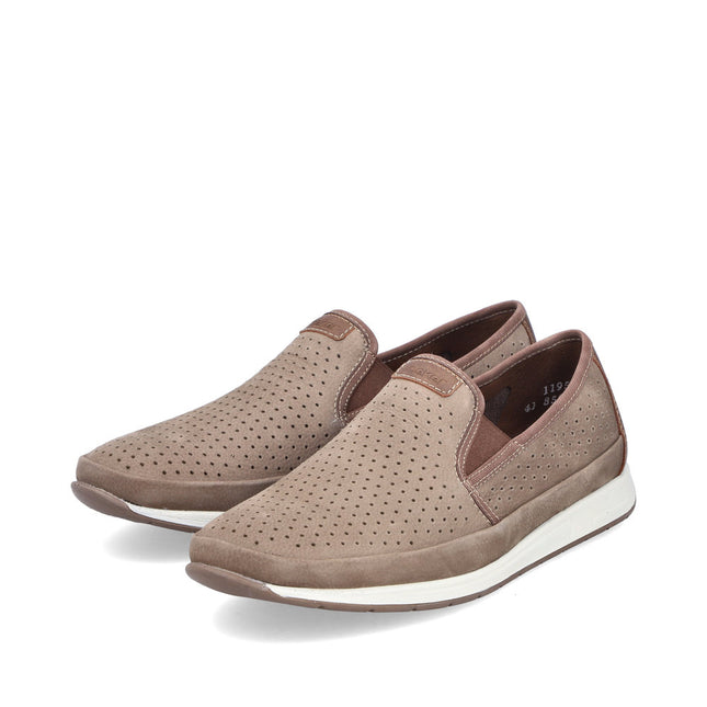 Rieker 11955-64 Beige Mens Loafers