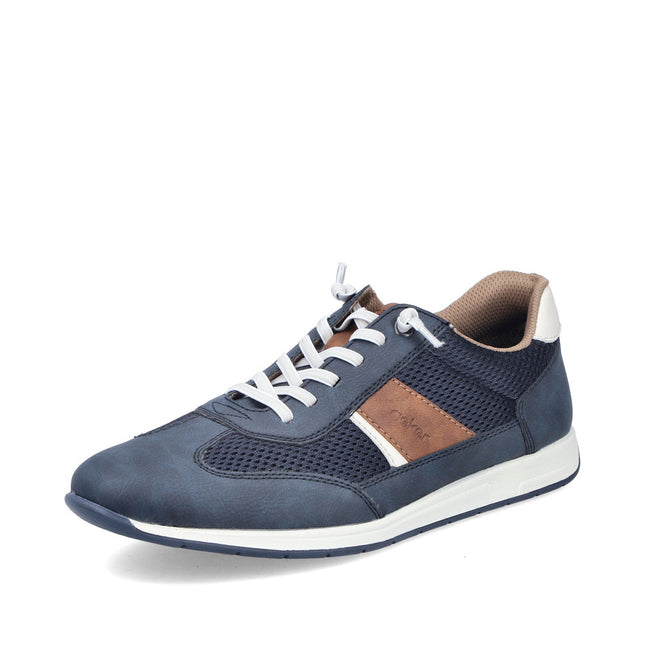 Rieker 11960-14 Blue Mens Casual Trainers