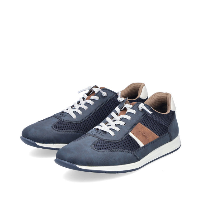 Rieker 11960-14 Blue Mens Casual Trainers