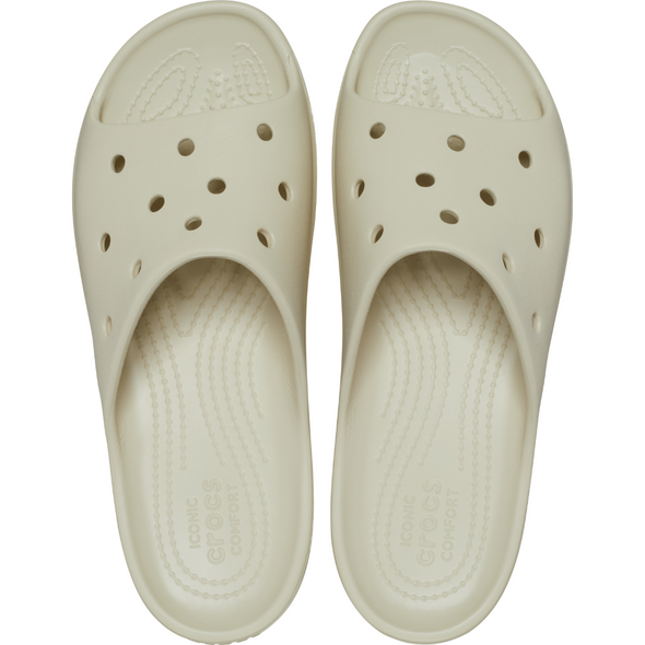 Crocs Classic Platform Slide Bone