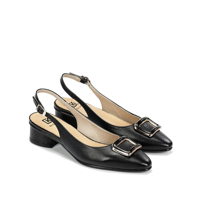 Dorking by Fluchos Tea D9514 Indios Negro Women’s Leather Dress Pumps – 3 cm Comfort Heel, TPU Sole – Summer 2026 (Black)