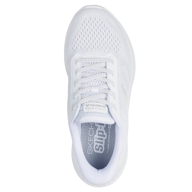 Skechers 125643 — SKECHERS SLIP-INS: GO WALK NOW - KHLOE Slip-Ins Engineered Mesh Bungee WHT White