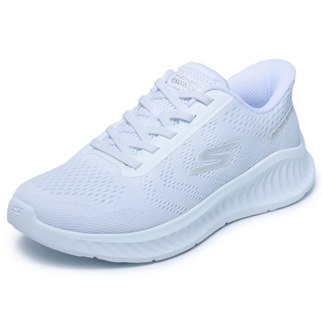 Skechers 125643 — SKECHERS SLIP-INS: GO WALK NOW - KHLOE Slip-Ins Engineered Mesh Bungee WHT White
