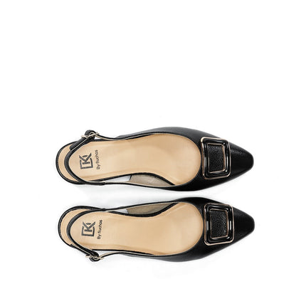 Dorking by Fluchos Tea D9514 Indios Negro Women’s Leather Dress Pumps – 3 cm Comfort Heel, TPU Sole – Summer 2026 (Black)