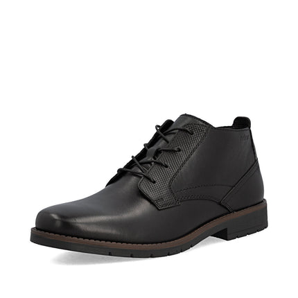 Rieker 13902-00 Mens Black Low Top Boots