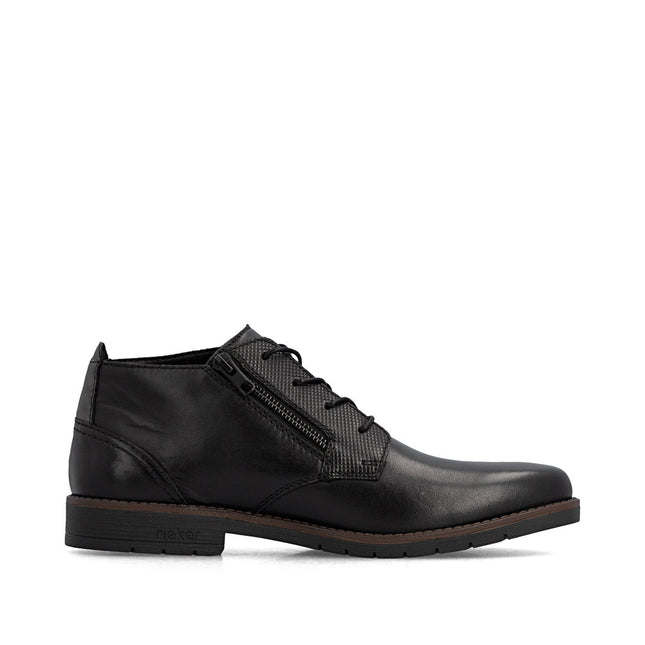 Rieker 13902-00 Mens Black Low Top Boots