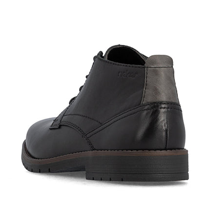 Rieker 13902-00 Mens Black Low Top Boots