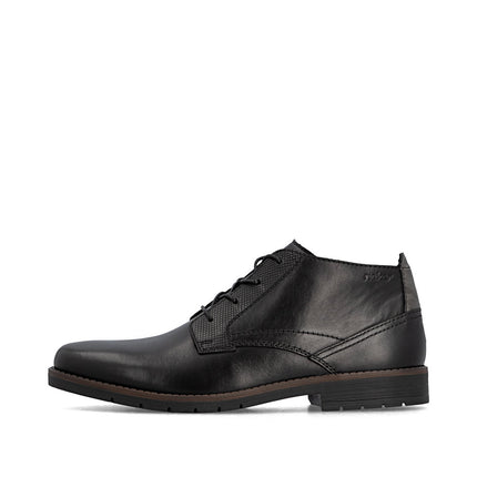 Rieker 13902-00 Mens Black Low Top Boots